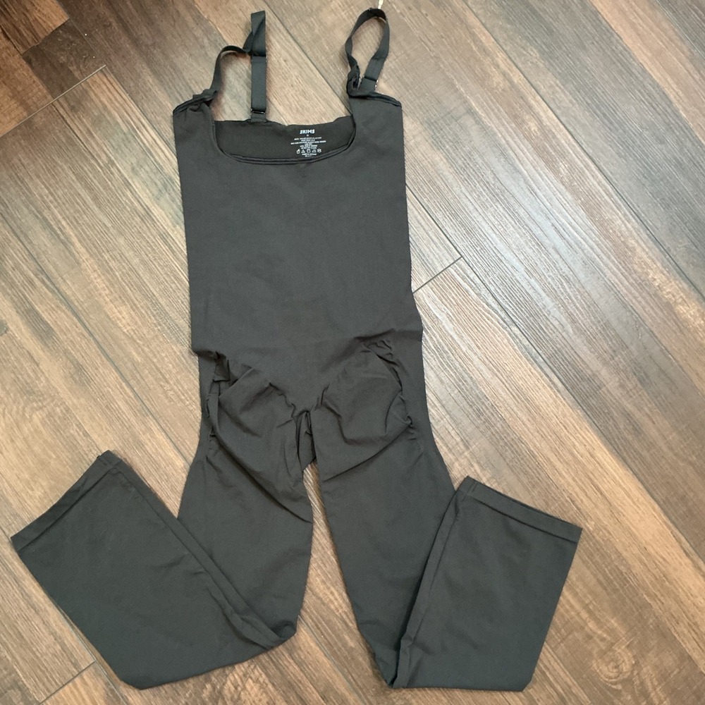 SKIMS Everyday Sculpt Open Bust Catsuit Onyx Black SH-ONE-2155 Size 2X NWT